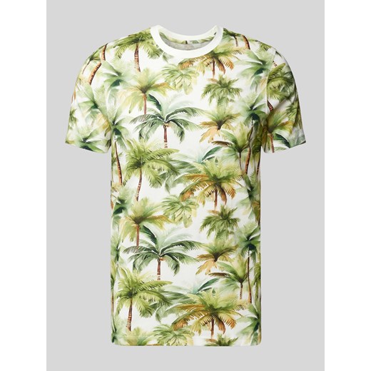 T-shirt we wzory na całej powierzchni ze sklepu Peek&Cloppenburg  w kategorii T-shirty męskie - zdjęcie 172641187