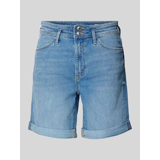 Szorty jeansowe o kroju regular fit ze szlufkami na pasek ze sklepu Peek&Cloppenburg  w kategorii Szorty - zdjęcie 172641208