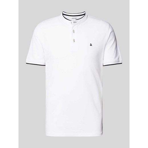 Koszulka polo z wyhaftowanym logo model ‘PAULOS’ ze sklepu Peek&Cloppenburg  w kategorii T-shirty męskie - zdjęcie 172641305