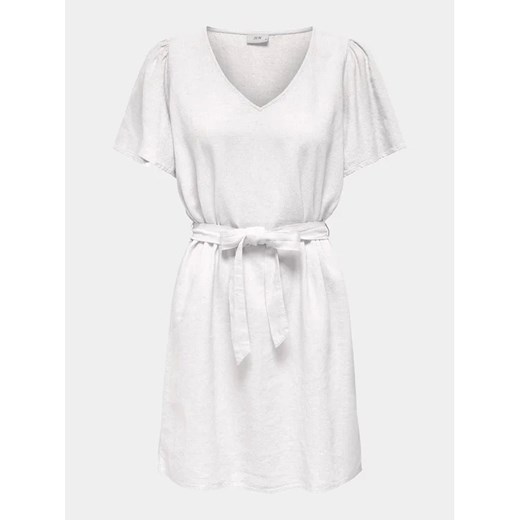 JDY Sukienka letnia Say 15321189 Biały Regular Fit Jdy XL wyprzedaż MODIVO