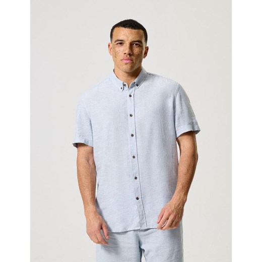 Koszula LINN SH J. Niebieski M ze sklepu Diverse w kategorii Koszule męskie - zdjęcie 172642707