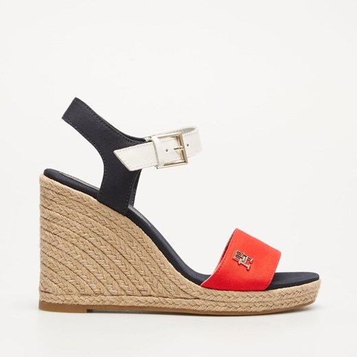 TOMMY HILFIGER STRIPES WEDGE SANDAL ze sklepu Symbiosis w kategorii Sandały damskie - zdjęcie 172642925