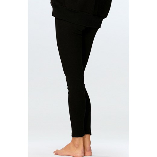Legginsy prążkowane damskie czarne Oseye, Kolor czarny, Rozmiar S, DKaren ze sklepu Intymna w kategorii Spodnie damskie - zdjęcie 172642969