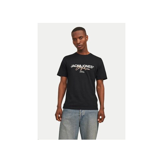 Jack&Jones T-Shirt Joraruba 12255452 Czarny Standard Fit ze sklepu MODIVO w kategorii T-shirty męskie - zdjęcie 172643768