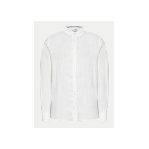 s.Oliver Koszula 2143570 Biały Regular Fit ze sklepu MODIVO w kategorii Koszule męskie - zdjęcie 172643835