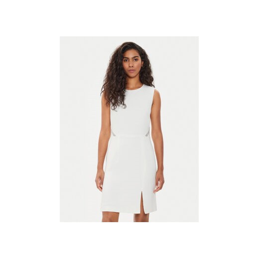 Morgan Sukienka koktajlowa 241-RFELIX Biały Slim Fit ze sklepu MODIVO w kategorii Sukienki - zdjęcie 172643886