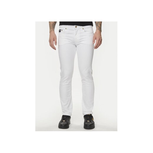 Versace Jeans Couture Jeansy 76GAB5S0 Biały Slim Fit ze sklepu MODIVO w kategorii Jeansy męskie - zdjęcie 172643966