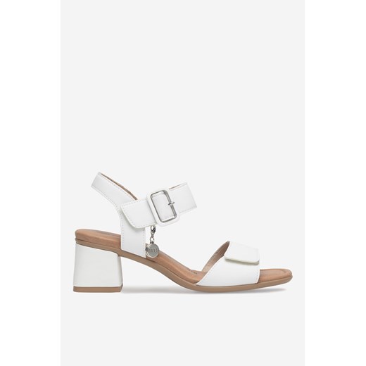 Sandały damskie Remonte białe eleganckie 