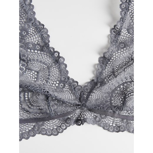 Biustonosz Reserved koronkowy z poliamidu 