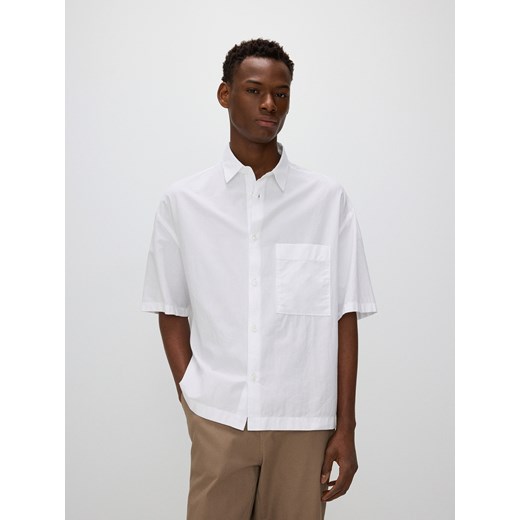 Reserved - Koszula boxy fit - biały ze sklepu Reserved w kategorii Koszule męskie - zdjęcie 172644896