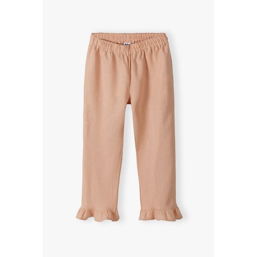 Spodnie tkaninowe dla dziewczynki - Wide Leg - Limited Edition ze sklepu 5.10.15 w kategorii Spodnie dziewczęce - zdjęcie 172645169