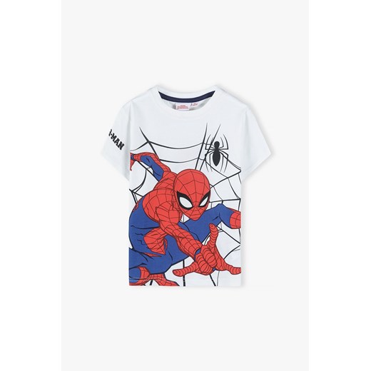 Bawełniana koszulka z krótkim rękawem Spiderman ze sklepu 5.10.15 w kategorii T-shirty chłopięce - zdjęcie 172645216