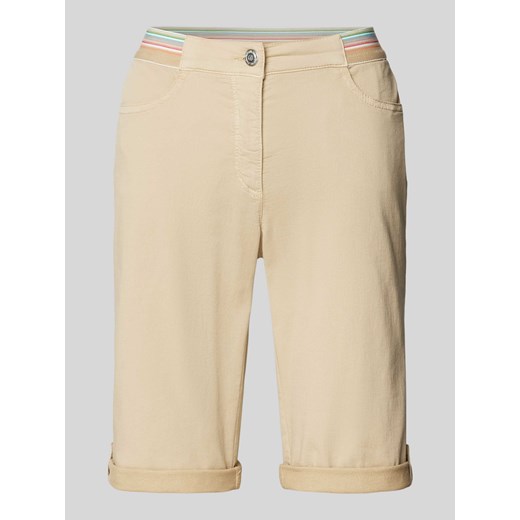 Bermudy o kroju regular fit z elastycznym pasem model ‘SUE’ ze sklepu Peek&Cloppenburg  w kategorii Szorty - zdjęcie 172645428