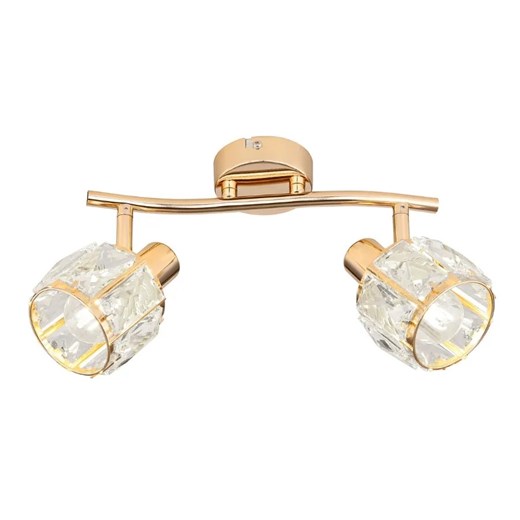 Podwójny złoty plafon glamour - 4X K450 W8-F13 ze sklepu Edinos.pl w kategorii Lampy sufitowe - zdjęcie 172646506