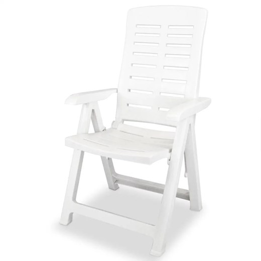 Zestaw białych krzeseł ogrodowych - Elexio 3Q Elior One Size Edinos.pl