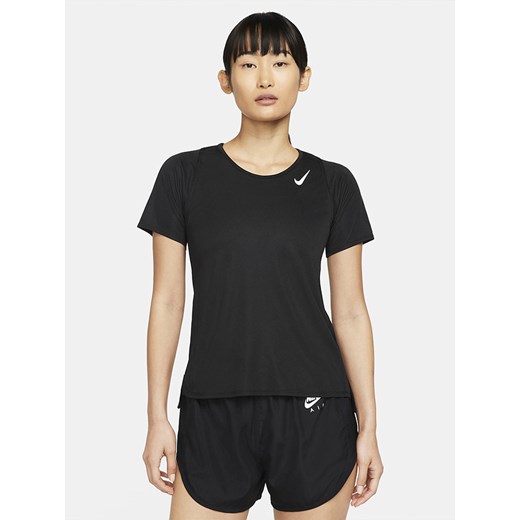Nike Koszulka w kolorze czarnym do biegania Nike M promocja Limango Polska
