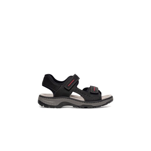 Rieker Sandały 21760-00 Czarny ze sklepu MODIVO w kategorii Sandały męskie - zdjęcie 172648628
