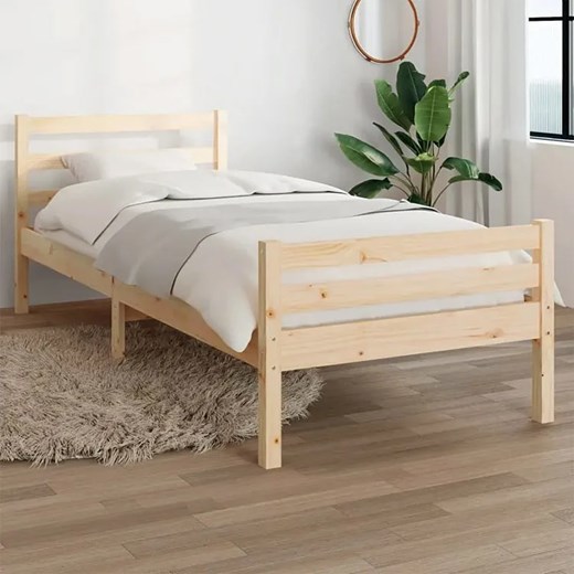 Pojedyncze łóżko z naturalnej sosny 90x200 - Aviles 3X Elior One Size Edinos.pl