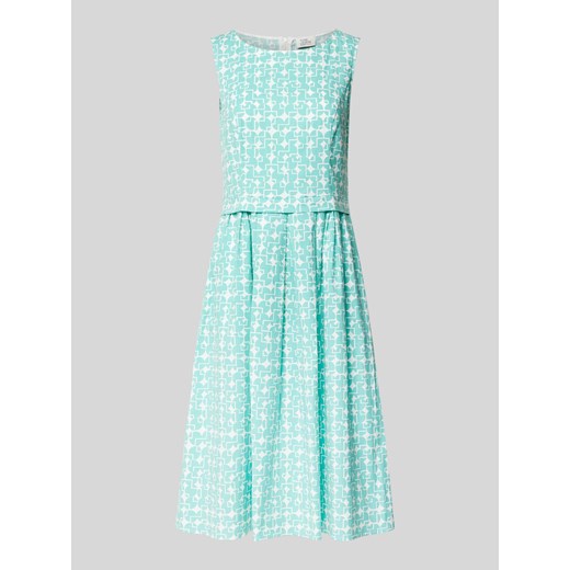 Sukienka o długości do kolan z graficznym wzorem ze sklepu Peek&Cloppenburg  w kategorii Sukienki - zdjęcie 172650377
