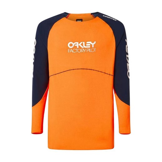Longsleeve rowerowy męski Oakley MAVEN SCRUB JERSEY pomarańczowy FOA405431-9RB ze sklepu a4a.pl w kategorii T-shirty męskie - zdjęcie 172651066