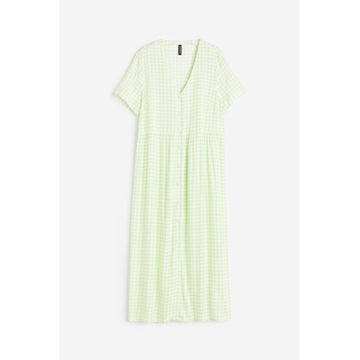 H & M - Sukienka z guzikami z przodu - Zielony H & M M H&M