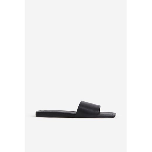 H & M - Klapki - Czarny ze sklepu H&M w kategorii Klapki damskie - zdjęcie 172651716