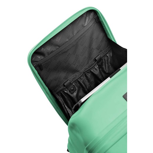 Walizka Crash Baggage zielona z tkaniny 