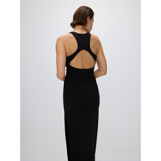 Reserved - Sukienka z ozdobnym wycięciem - czarny ze sklepu Reserved w kategorii Sukienki - zdjęcie 172653128