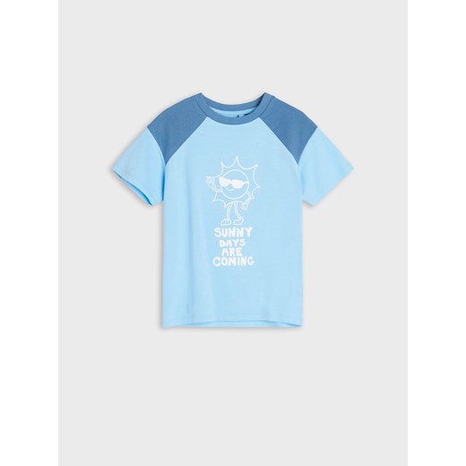 T-shirt chłopięce Sinsay z bawełny 