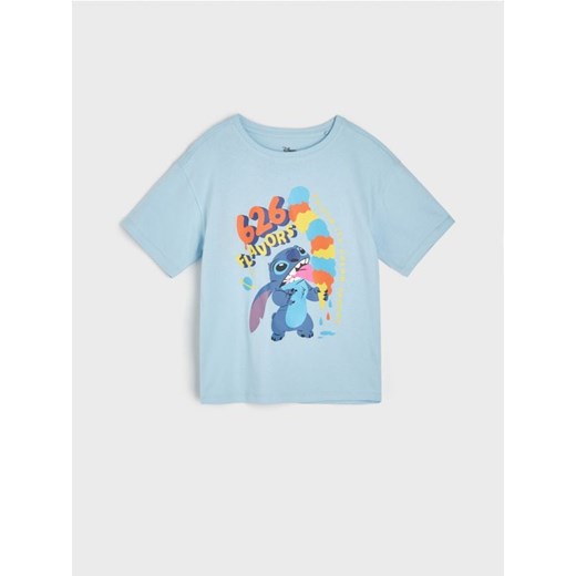 Sinsay - Koszulka Stitch - niebieski ze sklepu Sinsay w kategorii T-shirty chłopięce - zdjęcie 172653469