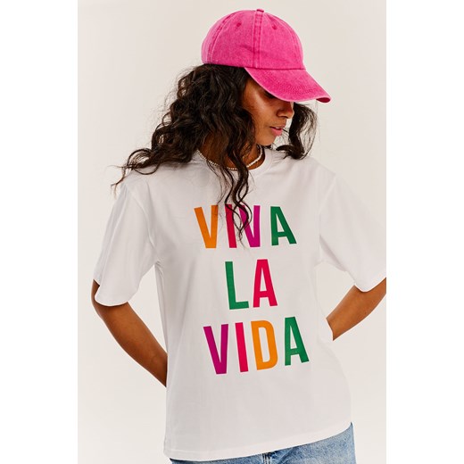 T-shirt Viva La Vida S/M ze sklepu NAOKO w kategorii Bluzki damskie - zdjęcie 172653897