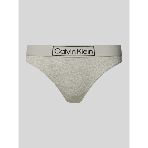 Stringi z elastycznym pasem z logo Calvin Klein Underwear L wyprzedaż Peek&Cloppenburg 