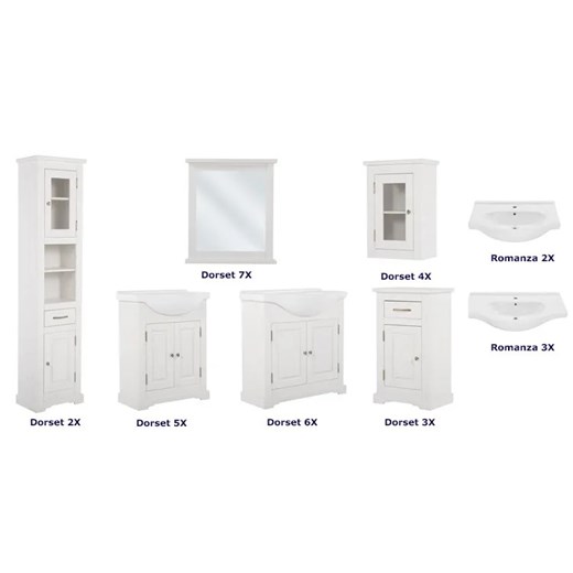 Lustro łazienkowe Dorset 7X Elior One Size Edinos.pl promocja