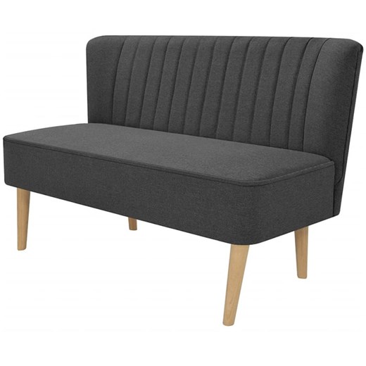 Romantyczna sofa Shelly - grafitowa Elior One Size Edinos.pl