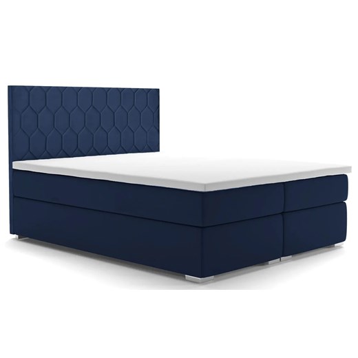 Łóżko małżeńskie boxspring Cahir 160x200 - 32 kolory ze sklepu Edinos.pl w kategorii Łóżka i materace - zdjęcie 172661778