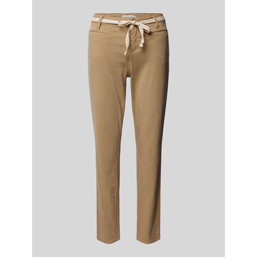 Spodnie materiałowe o kroju slim fit w kant model ‘ALISA’ ze sklepu Peek&Cloppenburg  w kategorii Spodnie damskie - zdjęcie 172662265