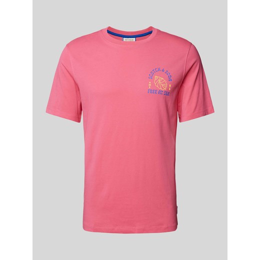 T-shirt z nadrukiem z logo ze sklepu Peek&Cloppenburg  w kategorii T-shirty męskie - zdjęcie 172662379