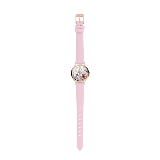 Cool Time Zegarek kwarcowy w kolorze różowozłoto-jasnoróżowym ze wzorem Cool Time onesize promocja Limango Polska