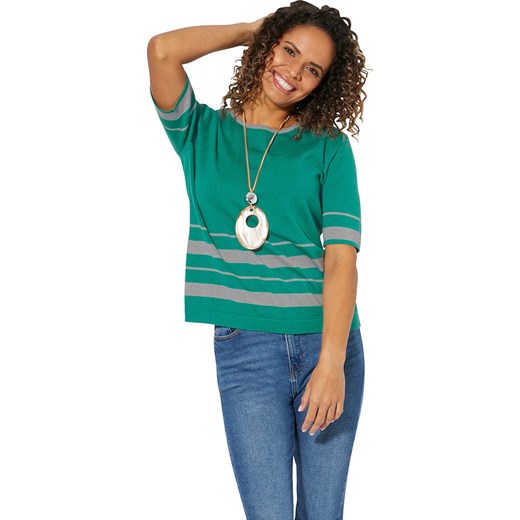 WITT WEIDEN Sweter w kolorze zielonym ze sklepu Limango Polska w kategorii Swetry damskie - zdjęcie 172662866