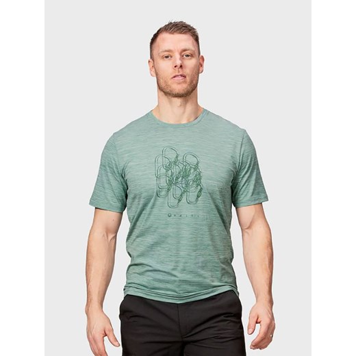 Halti Koszulka funkcyjna &quot;Fall&quot; w kolorze zielonym ze sklepu Limango Polska w kategorii T-shirty męskie - zdjęcie 172662926