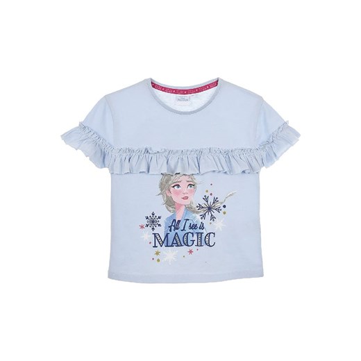 Disney Frozen Koszulka &quot;Kraina Lodu&quot; w kolorze błękitnym ze sklepu Limango Polska w kategorii Bluzki dziewczęce - zdjęcie 172663066