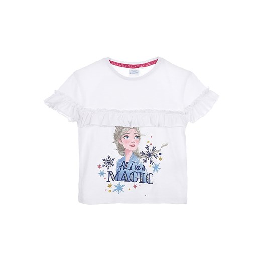 Disney Frozen Koszulka &quot;Kraina Lodu&quot; w kolorze białym ze sklepu Limango Polska w kategorii Bluzki dziewczęce - zdjęcie 172663069