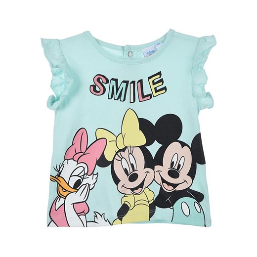 Disney Minnie Mouse Top &quot;Minnie&quot; w kolorze błękitnym ze sklepu Limango Polska w kategorii Koszulki niemowlęce - zdjęcie 172663117