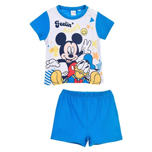 Disney Mickey Mouse Piżama &quot;Mickey&quot; w kolorze niebieskim ze sklepu Limango Polska w kategorii Piżamy dziecięce - zdjęcie 172663128