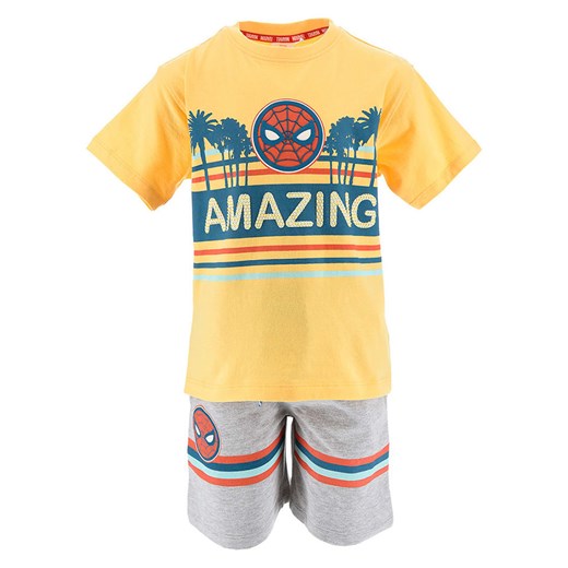 Spiderman 2-częściowy zestaw &quot;Spiderman&quot; w kolorze żółto-szarym ze sklepu Limango Polska w kategorii T-shirty chłopięce - zdjęcie 172663138