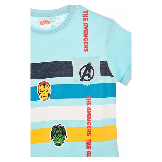 Avengers Koszulka &quot;Avengers&quot; w kolorze błękitnym 140 promocja Limango Polska