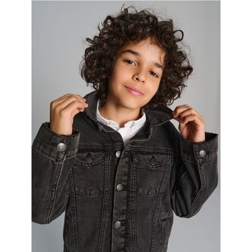 Sinsay - Kurtka jeansowa - czarny ze sklepu Sinsay w kategorii Kurtki chłopięce - zdjęcie 172664619