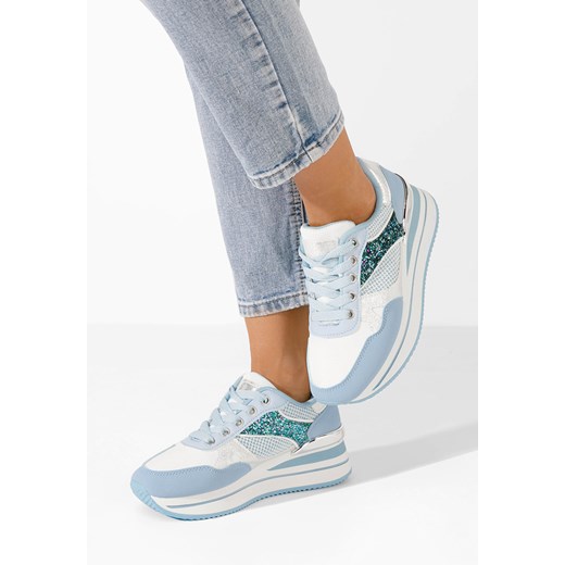 Niebieski sneakersy na platformie Camora Zapatos 39 Zapatos