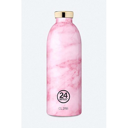 24bottles butelka termiczna Clima 850 Pink Marble ze sklepu ANSWEAR.com w kategorii Bidony i butelki - zdjęcie 172665755