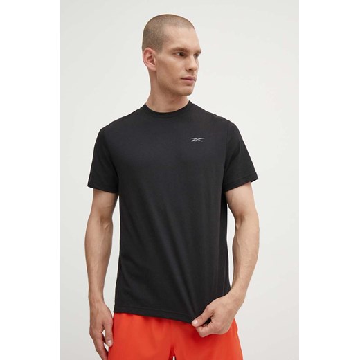 Reebok t-shirt treningowy Endure Athlete 2.0 kolor czarny gładki 100075797 ze sklepu ANSWEAR.com w kategorii T-shirty męskie - zdjęcie 172666487